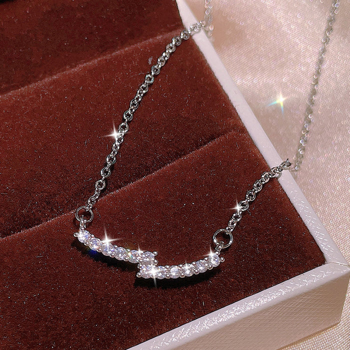 Light luxury geometric pendant women's clavicle necklace