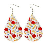 Pencil Transparent Color Acrylic Earrings - wallojewerly 