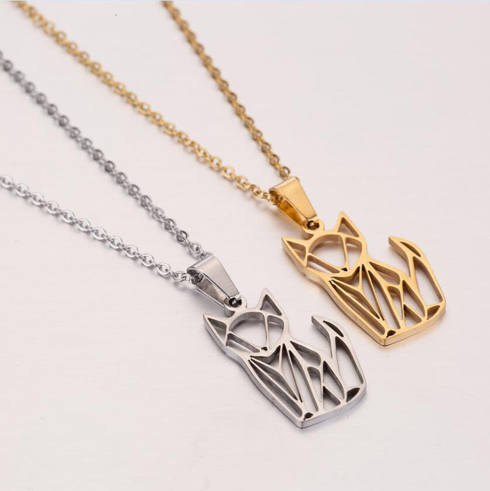 Fox Pendant Sweater Chain - Cute and Stylish Animal Jewelry for Autumn and Winter