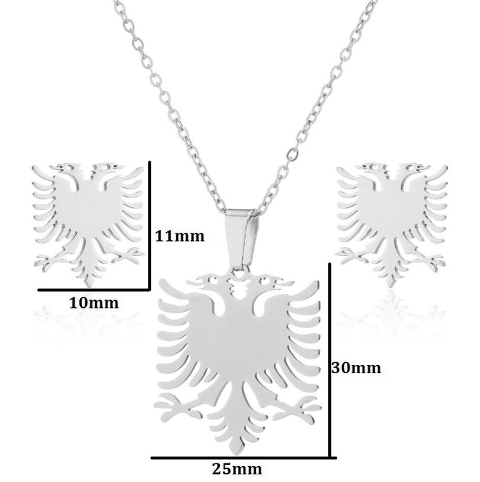 Cartoon car pendant necklace, INS style all-match stainless steel clavicle chain cross-border accessories