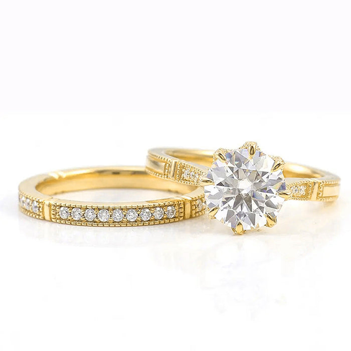 Anillo de diamantes simulados para mujer, joyería de anillo de pareja de lujo, moderna y ligera.