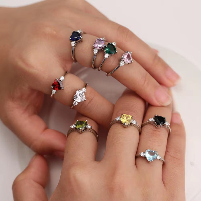 Hot selling love ring for women simple and versatile personality ring