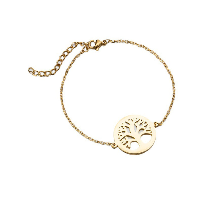 Tree of life coconut tree pendant bracelet, fashionable lotus bracelet cross-border wholesale