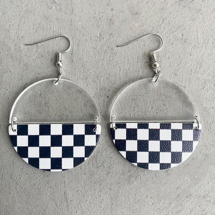 Acrylic translucent earrings