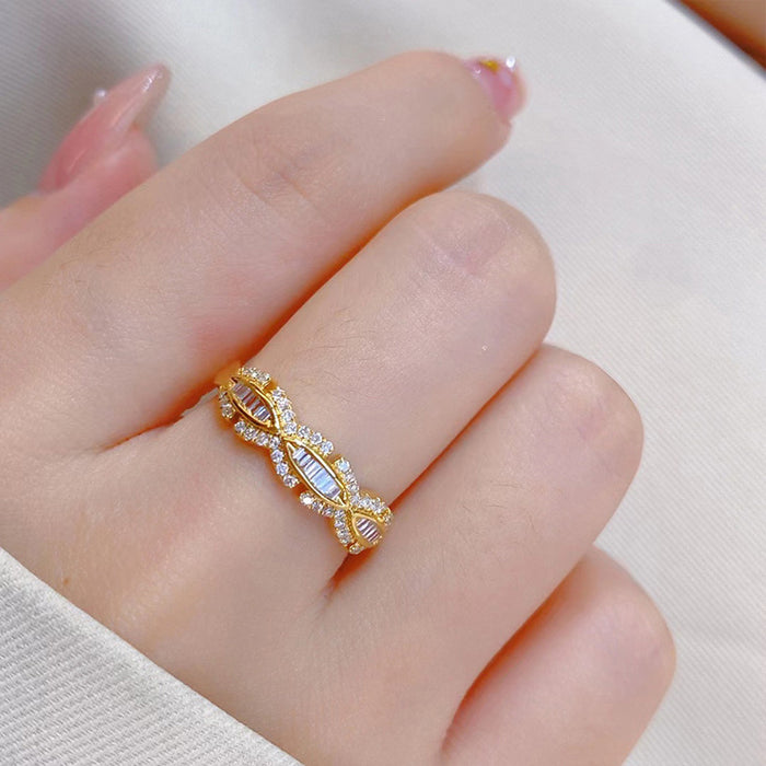 rings for women, high-end exquisite personality pinky rings