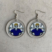 Acrylic sports earrings - wallojewerly 
