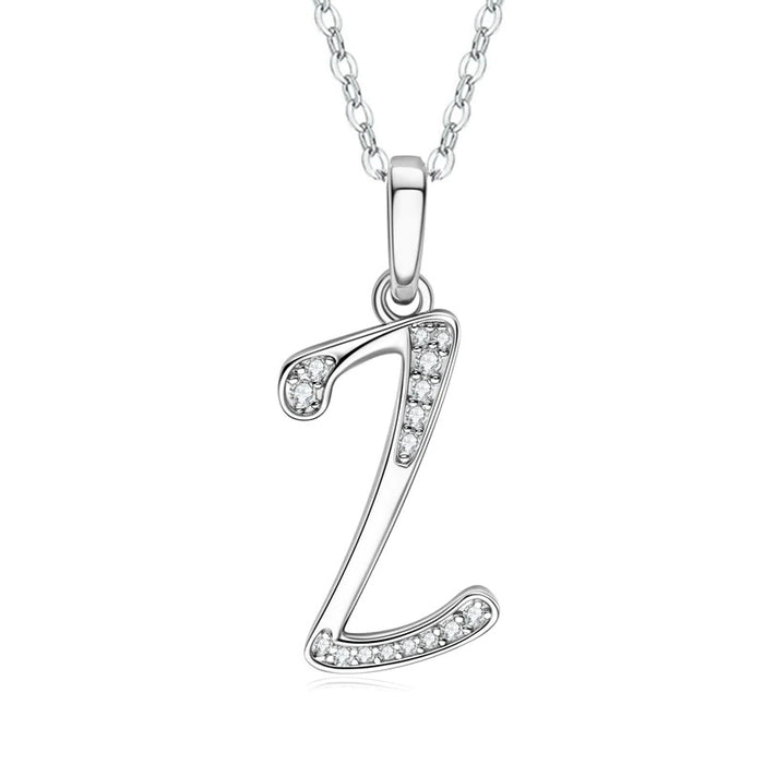Letter Pendant Necklace