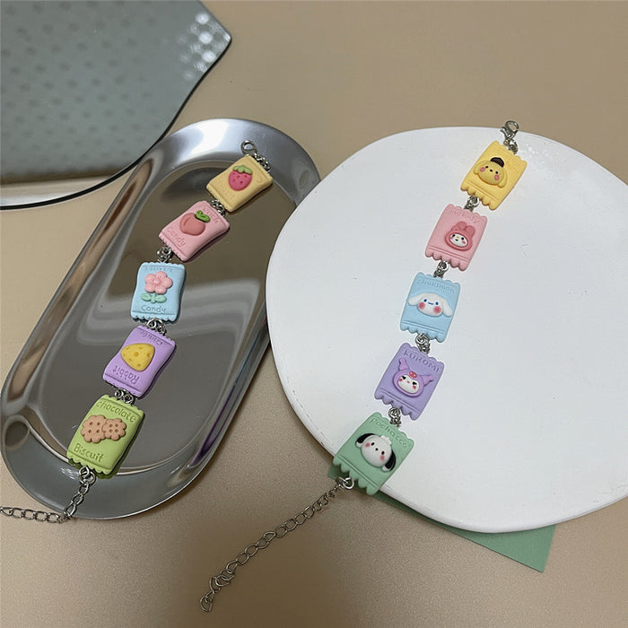 Cartoon puppy candy student girlfriend bracelet