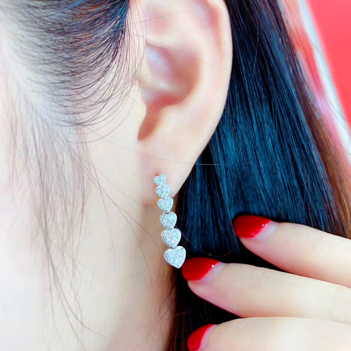 Zirconia Stud Earrings Fashion Earrings Wholesale