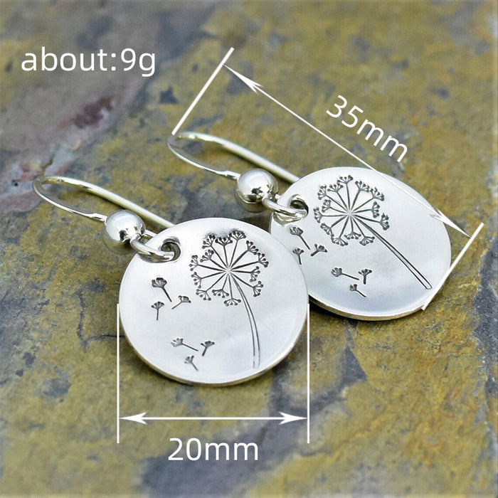 Vintage dandelion earrings palace earrings