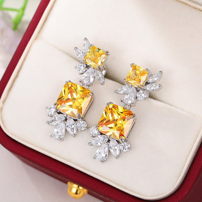 Simulation temperament earrings palace luxury earrings