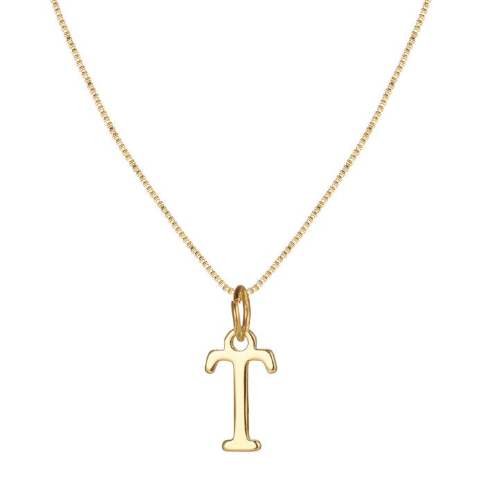 Gold alloy 26 English letter necklace - wallojewerly 