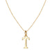 Gold alloy 26 English letter necklace - wallojewerly 