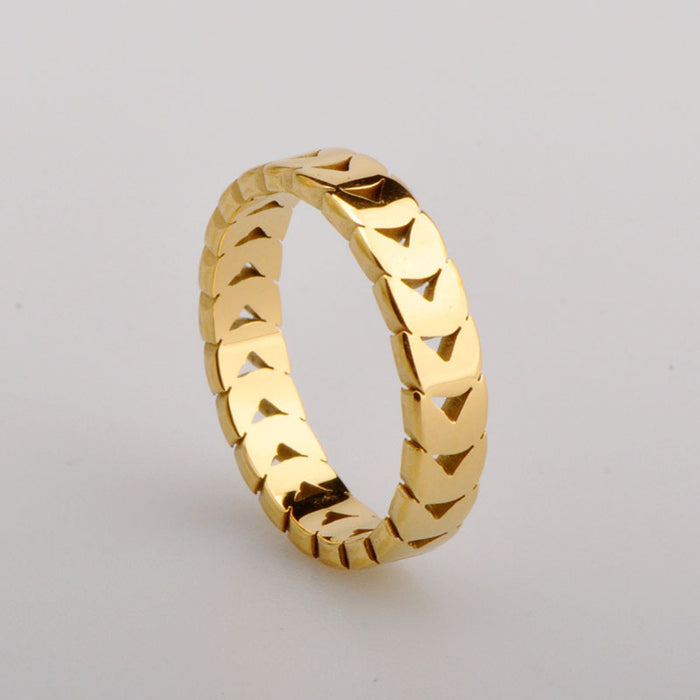 Wholesale 18K gold, stainless steel, and titanium steel wheat ear rings