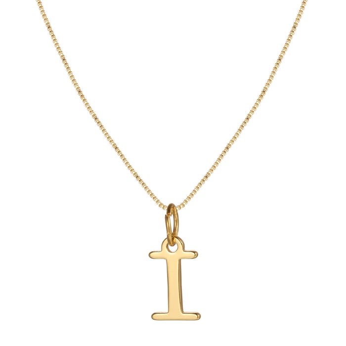 Gold alloy 26 English letter necklace - wallojewerly 