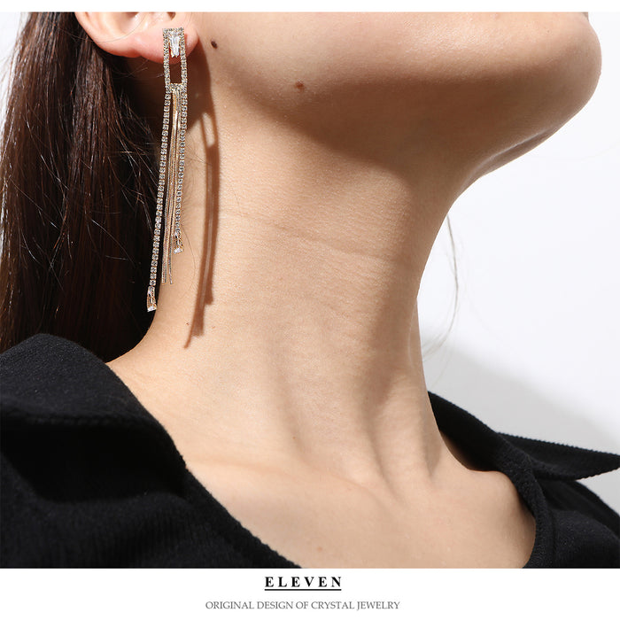 Colorful Geometric Earrings - Luxurious Statement Jewelry for a Bold Look