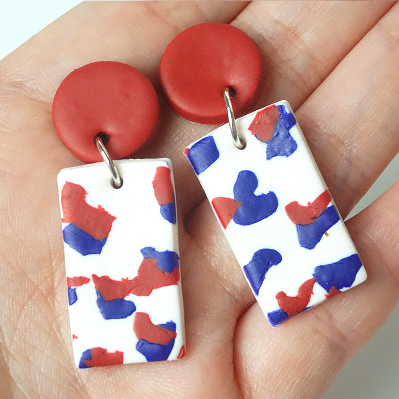 Unique Handmade Clay Earrings - Trendy and Stylish for Students