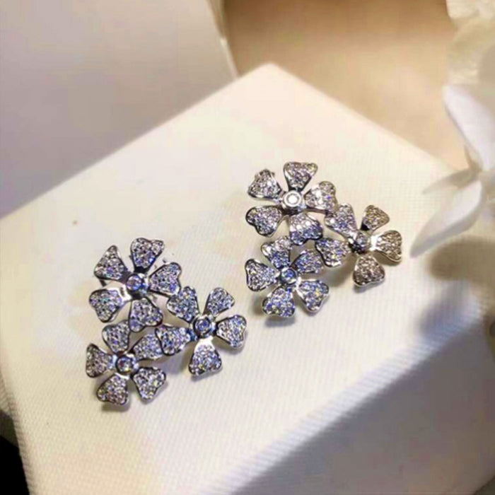 Diamond crystal earrings long earrings wholesale