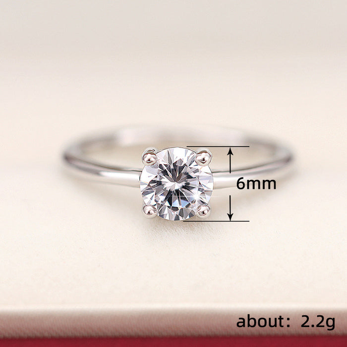 Japanese and Korean retro palace style ring exquisite fashion luxury wedding ring