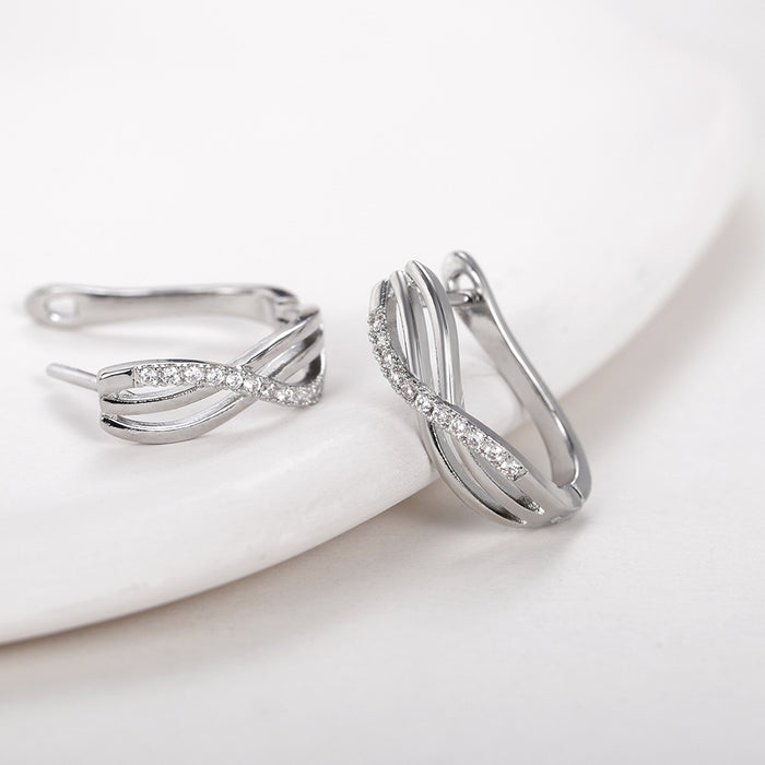 Geometric Wrap Earrings for Women Fashion Earrings