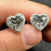 Heart shaped earrings earrings for students women - wallojewerly 