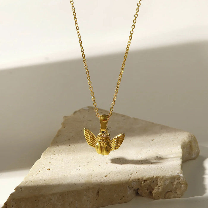 Angel Vintage Metal Necklace