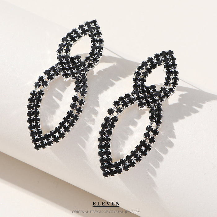 Vintage Long Tassel Earrings - S925 Silver Zircon Butterfly Dangle Earrings for Women - wallojewerly 