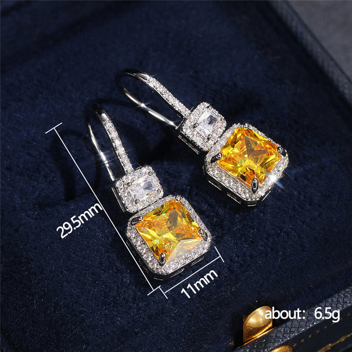 Pendientes de diseño elegante para mujer de estilo coreano.