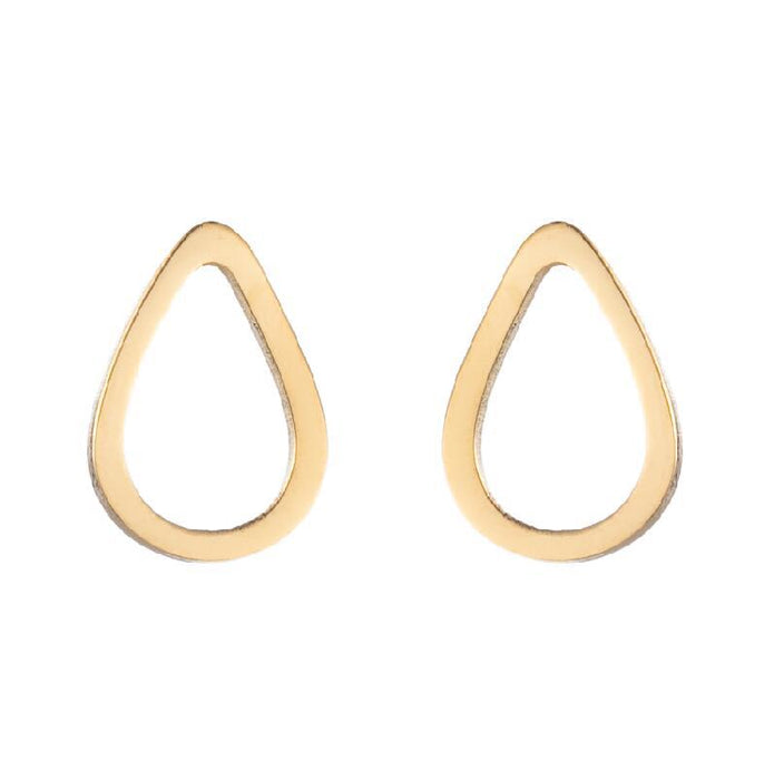 Love earrings, Amazon fashion new ins geometric one-week earrings triangle round square simple