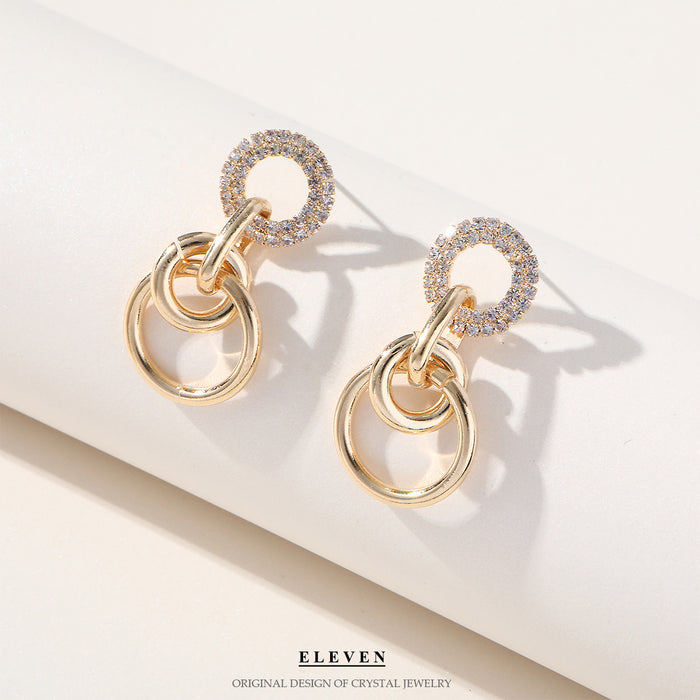 Vintage Tassel Hoop Earrings - Simple and Stylish Jewelry for Women