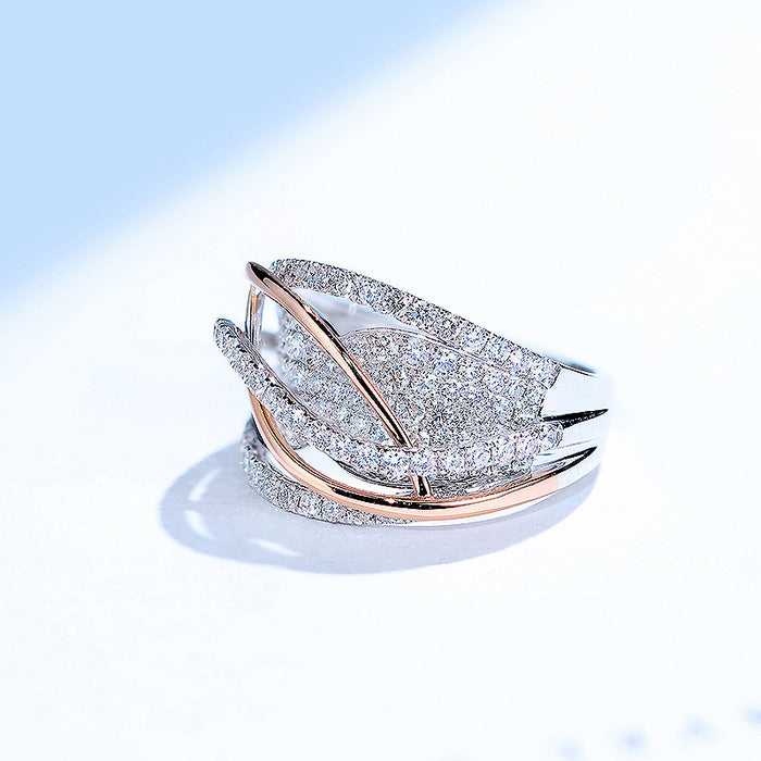 Line wrapped index finger ring beautiful fairy design