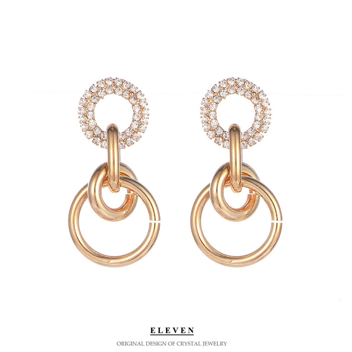 Vintage Tassel Hoop Earrings - Simple and Stylish Jewelry for Women