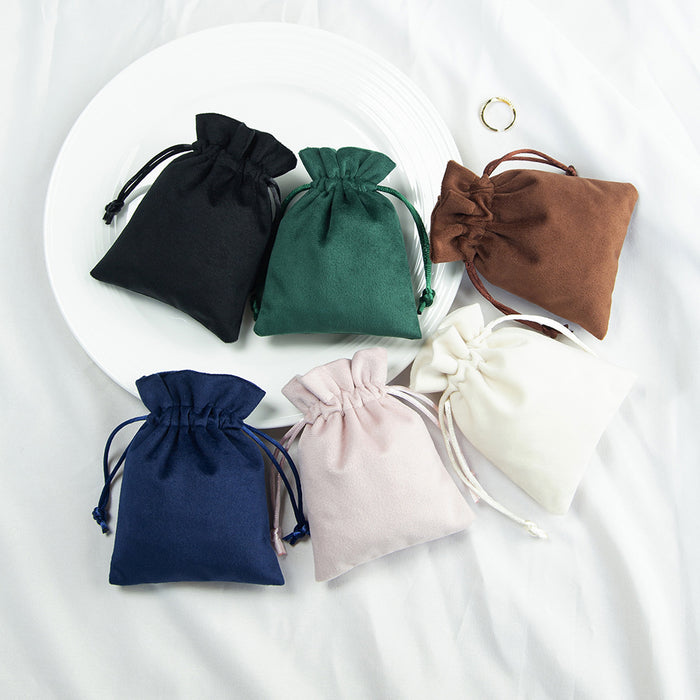 Drawstring jewelry velvet bags - wallojewerly 