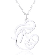 Parent-child necklace, Thanksgiving family Mother's Day gift Yiwu ethnic style cartoon pendant accessories - wallojewerly 
