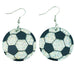 Simple acrylic rugby earrings - wallojewerly 