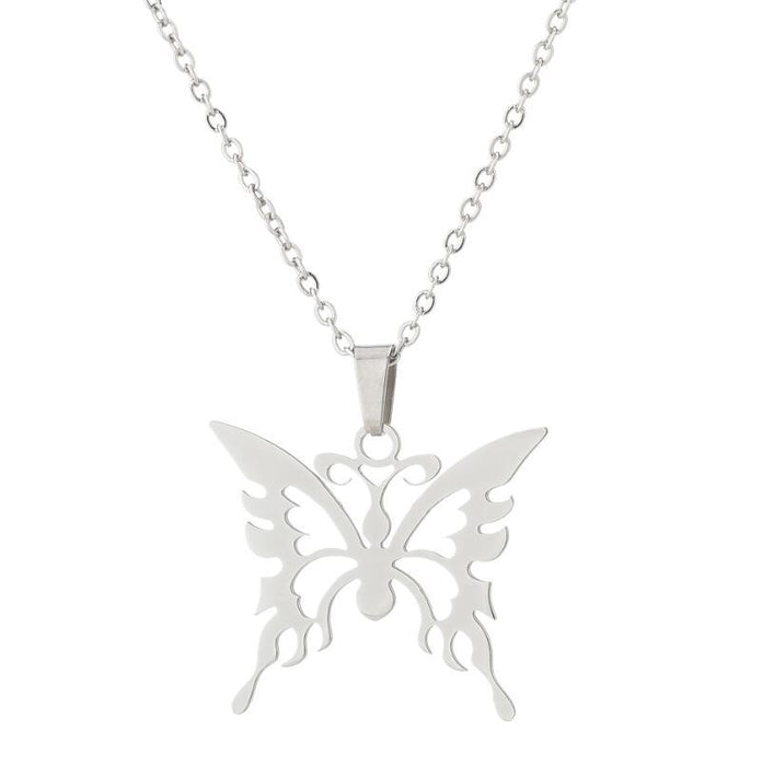 Butterfly Fairy Pendant Necklace - Luxurious Spring-Inspired Jewelry