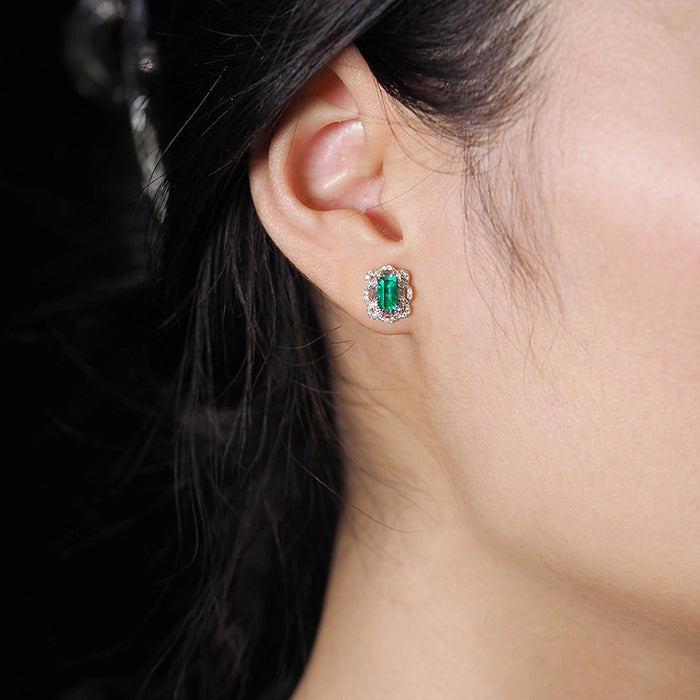 High-end noble lady earrings palace style French earrings