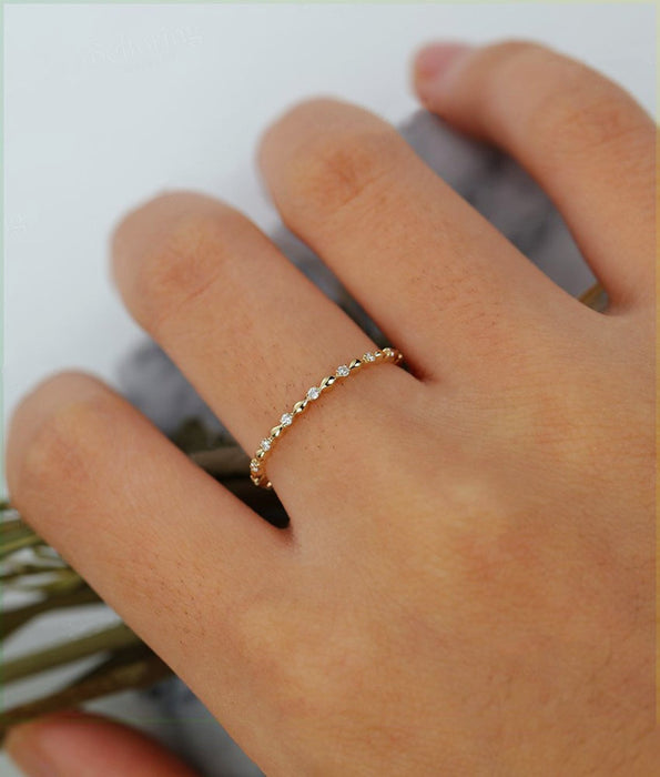 Simple plain ring European and American popular all-match thin ring