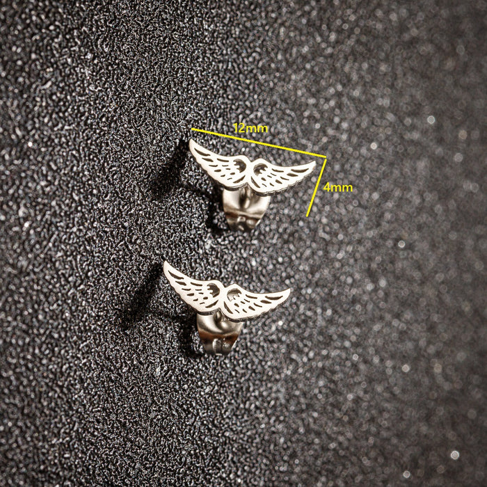 Pet Dog Head Stainless Steel Stud Earrings - Cute and Stylish Jewelry