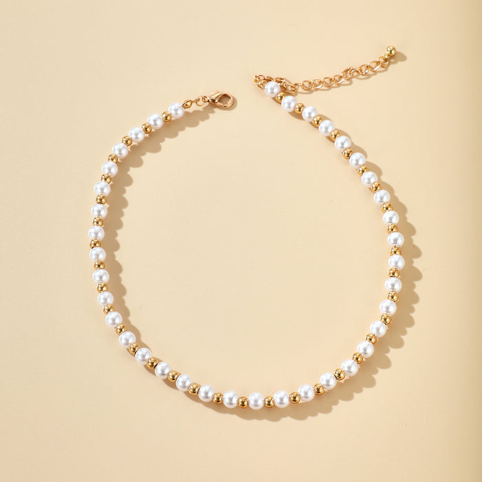 Korean Freshwater Pearl Necklace – Elegant Simple Choker