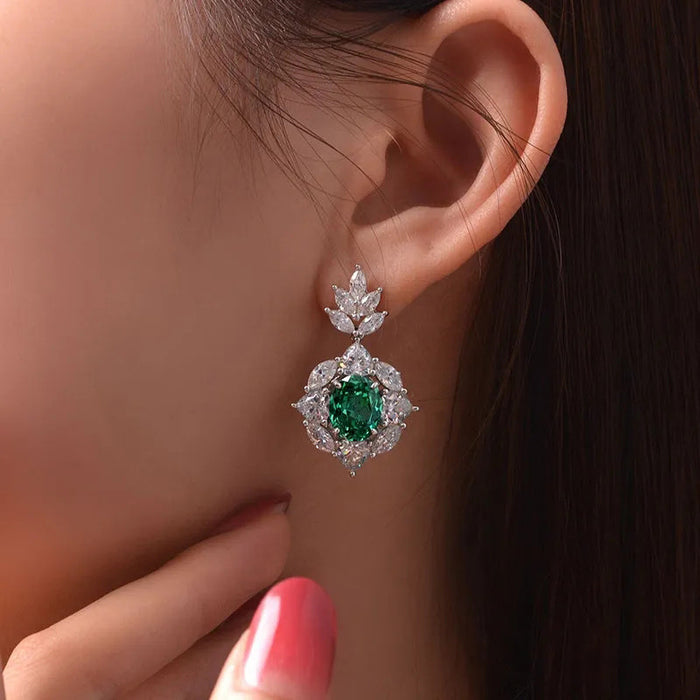 Vintage floral earrings
