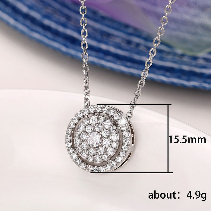 Gypsophila Pendant Necklace Niche All-match Clavicle Chain Jewelry