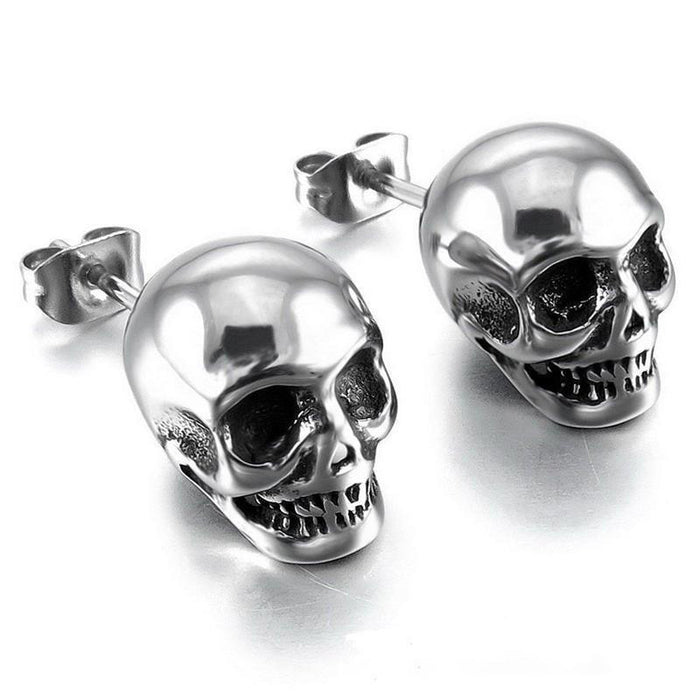 Skull earrings dark style personality earrings