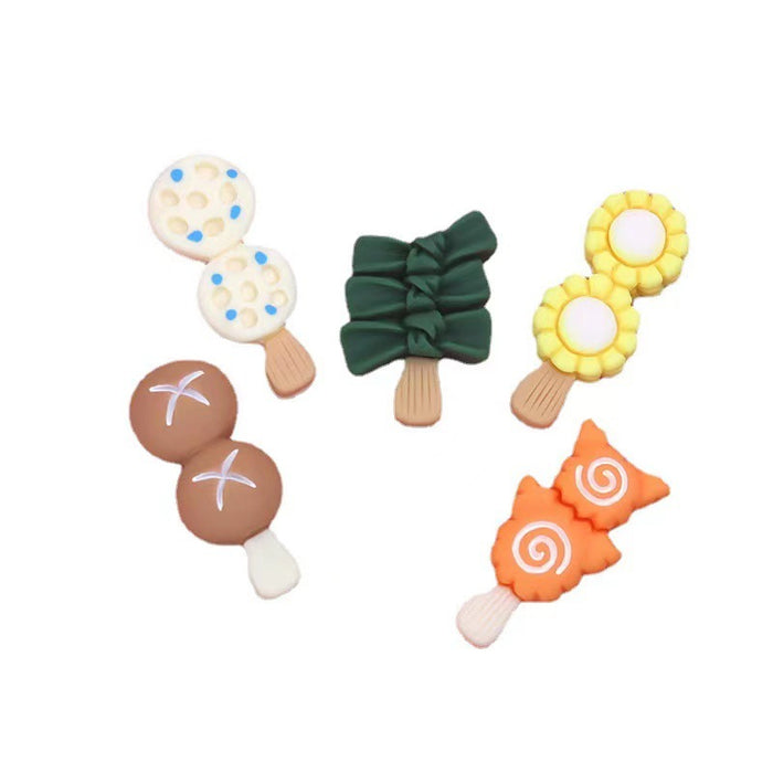 Oden string earrings creative food play cartoon earrings student style