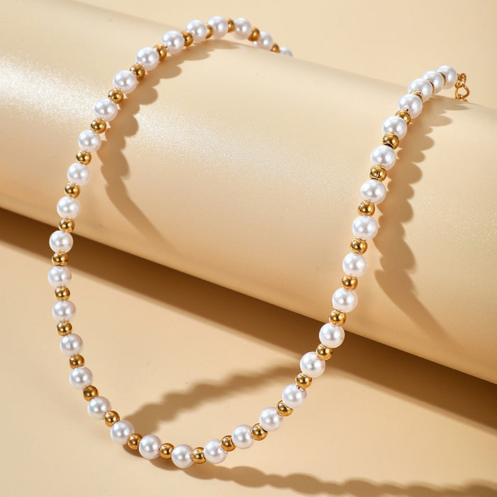 Korean Freshwater Pearl Necklace – Elegant Simple Choker