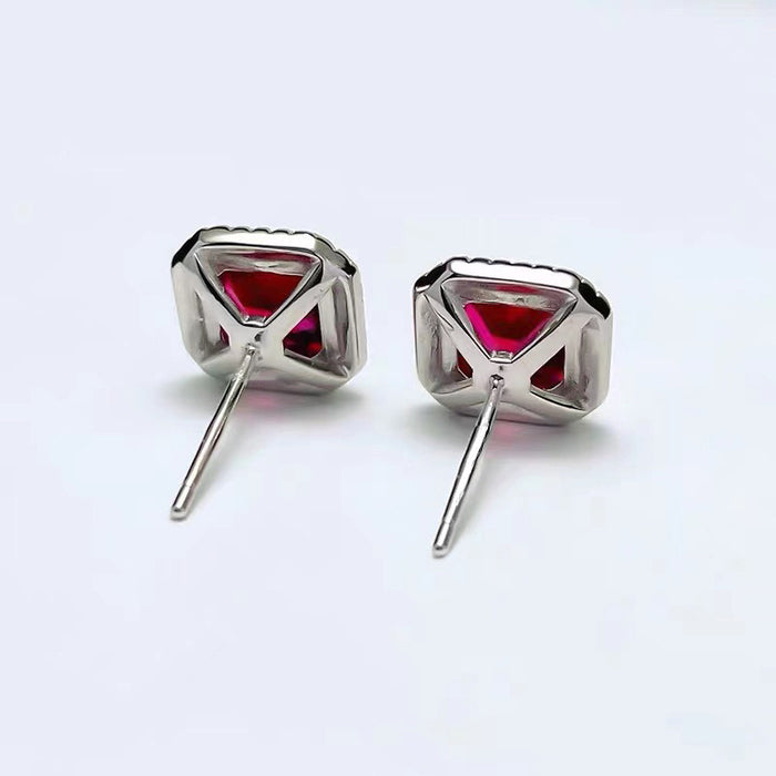 Pendientes rojos Royal Noble Square