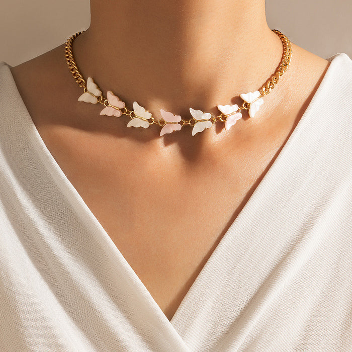 Elegant Pearl Necklace - Single Layer Korean Style