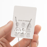 Angel Number Sweater Chain, Vintage 000-999 Stainless Steel Pendant Necklace Wholesale - wallojewerly 