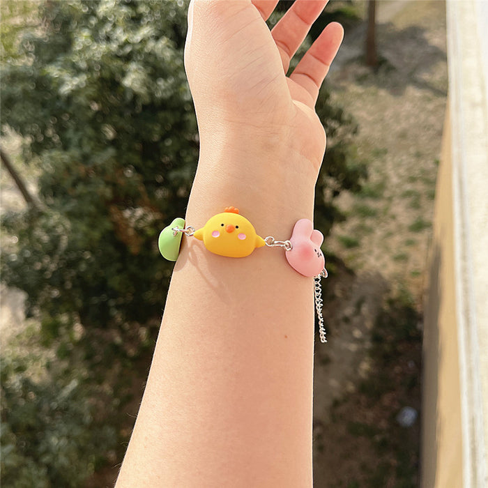 Fashionable Flower Cartoon Frog Bracelet 2023 New Style