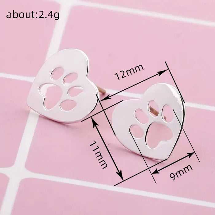 Pendientes de hoja retro, diseño simple hecho a mano, pendientes con etiqueta de hoja de arce, pendientes transfronterizos europeos y americanos